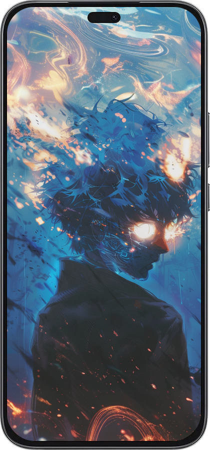 Силиконовый чехол Сатору Годжо для Huawei Honor 400 Lite 5G - 6129u-3993 изображение 