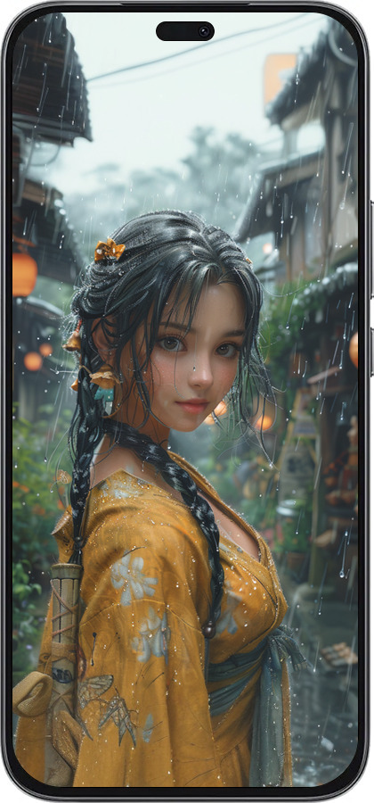 Силиконовый чехол Anime-girl для Huawei Honor 400 Lite 5G - 6133u-3993 изображение 