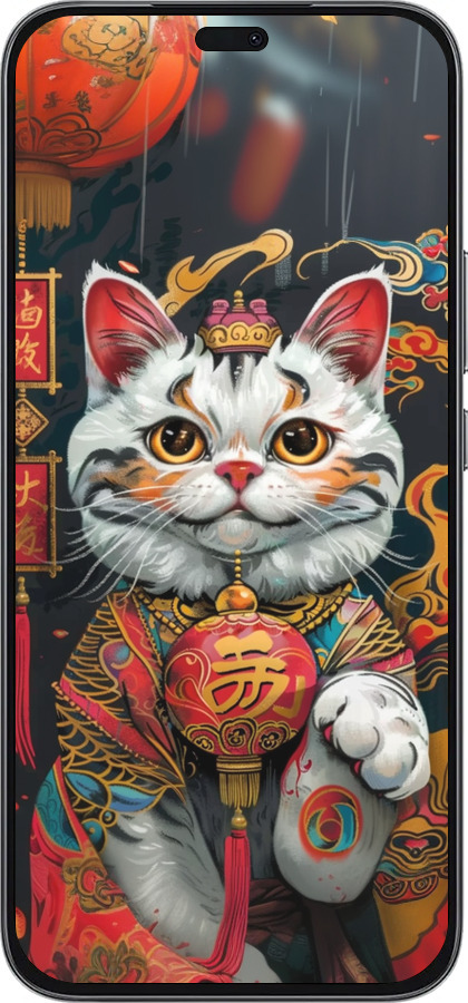 Силиконовый чехол China Cat v2 для Huawei Honor 400 Lite 5G - 6135u-3993 изображение 