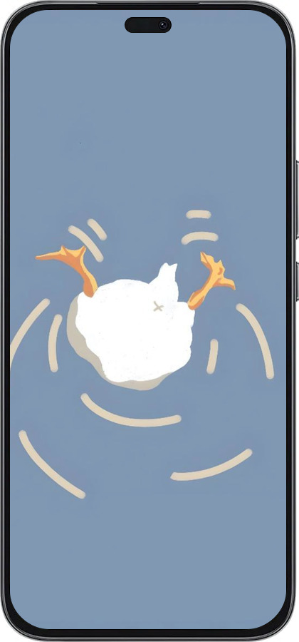 Силиконовый чехол Гусь ныряет для Huawei Honor 400 Lite 5G - 6275u-3993 изображение 