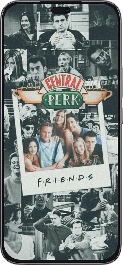 Силиконовый чехол Друзья для Huawei Honor 400 Lite 5G - 6276u-3993 изображение 