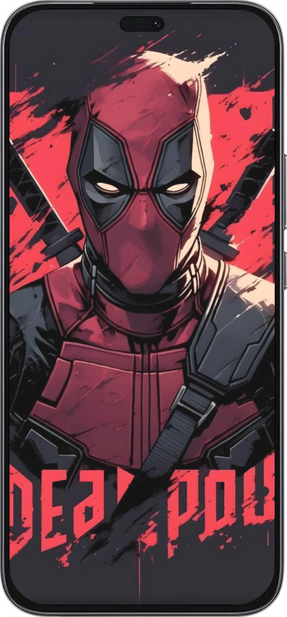 Силиконовый чехол Дедпул для Huawei Honor 400 Lite 5G - 6293u-3993 изображение 