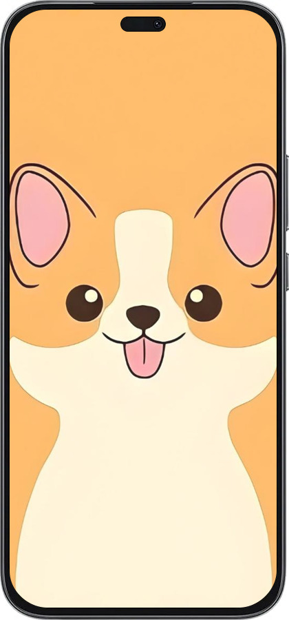 Силиконовый чехол Милый пес для Huawei Honor 400 Lite 5G - 6296u-3993 изображение 