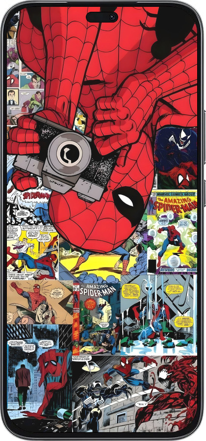 Силиконовый чехол Человек паук 2 для Huawei Honor 400 Lite 5G - 6333u-3993 изображение 