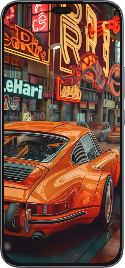 Силиконовый чехол Порше для Huawei Honor 400 Lite 5G - 6334u-3993 изображение 