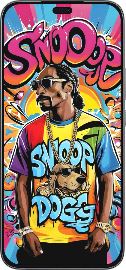 Силиконовый чехол Снуп дог для Huawei Honor 400 Lite 5G - 6348u-3993 изображение 