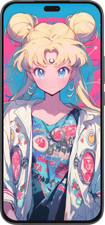 Силиконовый чехол Сейлор Мун 2 для Huawei Honor 400 Lite 5G - 6351u-3993 изображение 