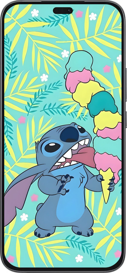 Силиконовый чехол Стич для Huawei Honor 400 Lite 5G - 6361u-3993 изображение 