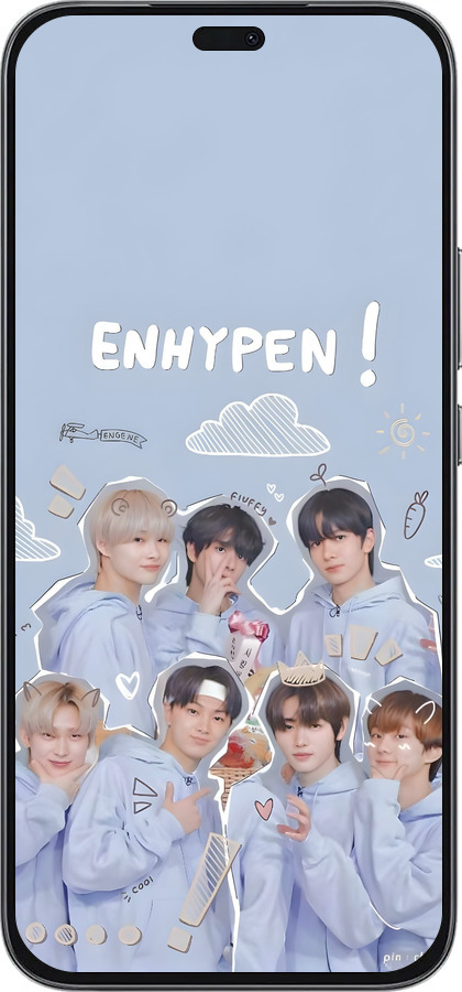 Силиконовый чехол Энхайпен для Huawei Honor 400 Lite 5G - 6362u-3993 изображение 