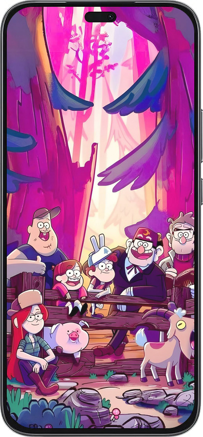 Силиконовый чехол Гравити Фолз для Huawei Honor 400 Lite 5G - 6365u-3993 изображение 