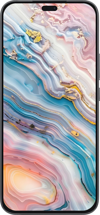 Силиконовый чехол Мрамор красивый для Huawei Honor 400 Lite 5G - 6376u-3993 изображение 