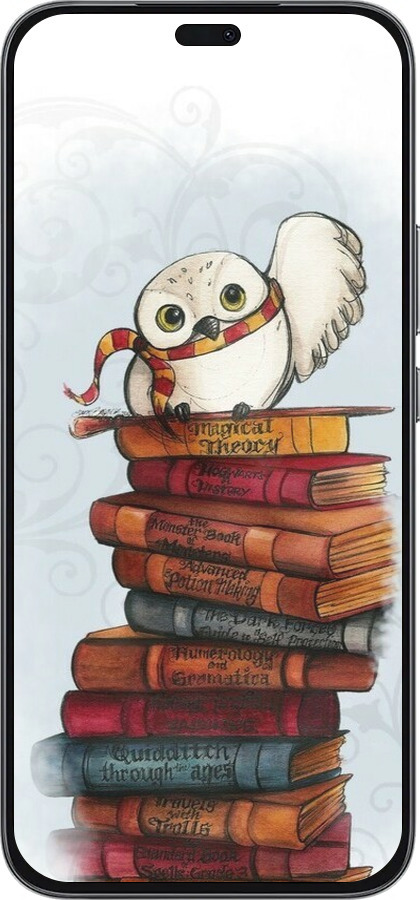 Силиконовый чехол Сова и книги для Huawei Honor 400 Lite 5G - 6436u-3993 изображение 