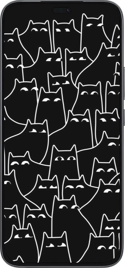 Силиконовый чехол С изображением кошек для Huawei Honor 400 Lite 5G - 6470u-3993 изображение 