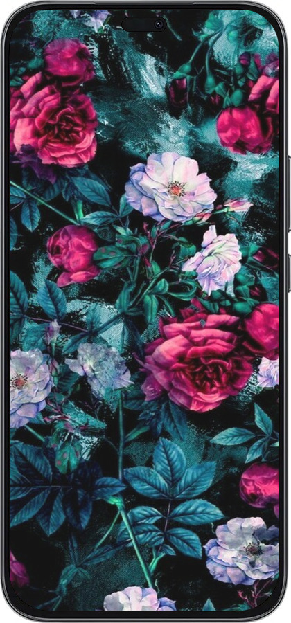 Силиконовый чехол Сад и розы для Huawei Honor 400 Lite 5G - 6483u-3993 изображение 