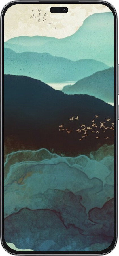 Силиконовый чехол С изображением гор Индиго для Huawei Honor 400 Lite 5G - 6484u-3993 изображение 