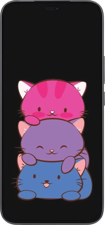 Силиконовый чехол Милые кошки для Huawei Honor 400 Lite 5G - 6518u-3993 изображение 