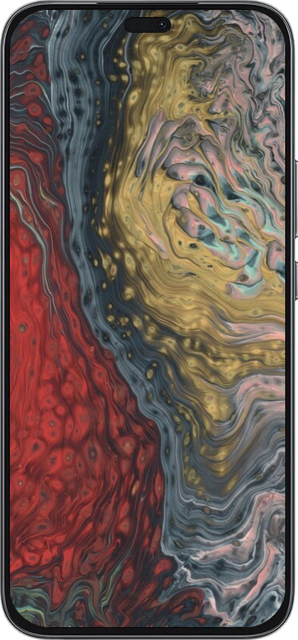 Силіконовий чехол Із зображенням абстрактного живопису для Huawei Honor 400 Lite 5G - 6530u-3993 изображение 