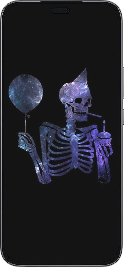 Силиконовый чехол Скелетное искусство для Huawei Honor 400 Lite 5G - 6536u-3993 изображение 