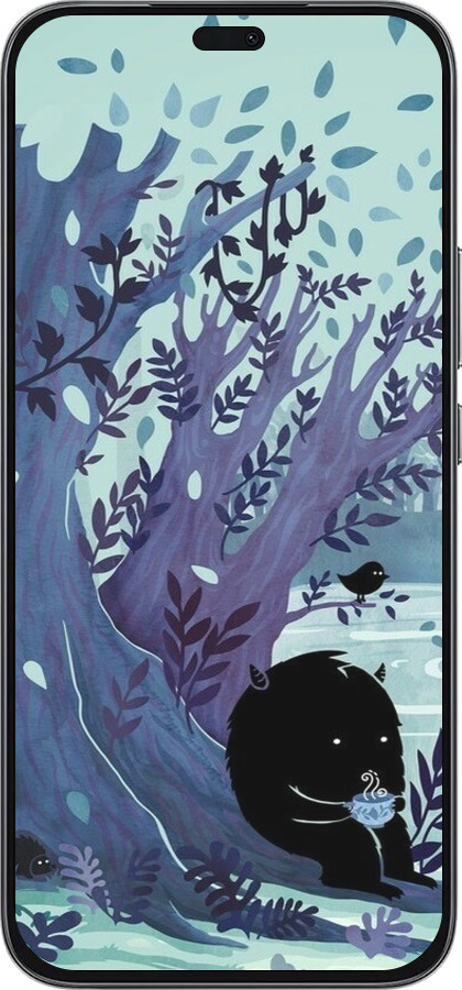 Силиконовый чехол Арт принт Тихое место чая для Huawei Honor 400 Lite 5G - 6544u-3993 изображение 