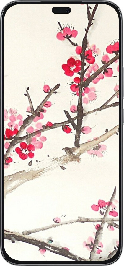 Силиконовый чехол Принт с изображением цветения сакуры для Huawei Honor 400 Lite 5G - 6545u-3993 изображение 