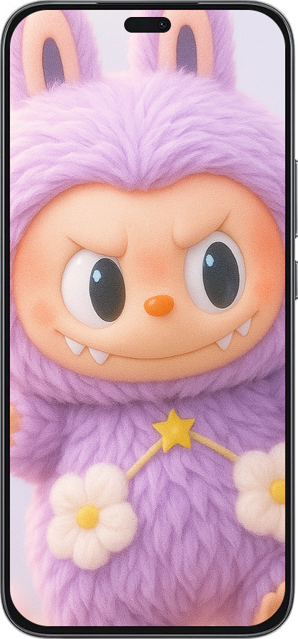 Силиконовый чехол Лабубу для Huawei Honor 400 Lite 5G - 6708u-3993 изображение 