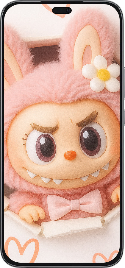 Силиконовый чехол Лабубу 2 для Huawei Honor 400 Lite 5G - 6710u-3993 изображение 