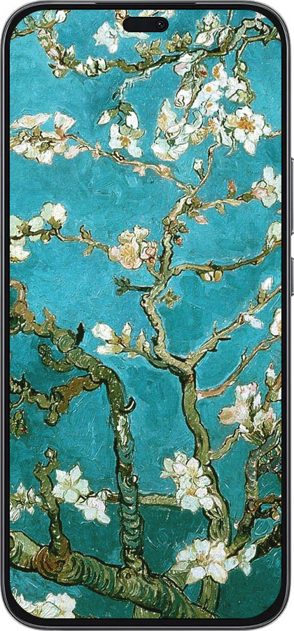 Силиконовый чехол Винсент Ван Гог. Сакура для Huawei Honor 400 Lite 5G - 841u-3993 изображение 