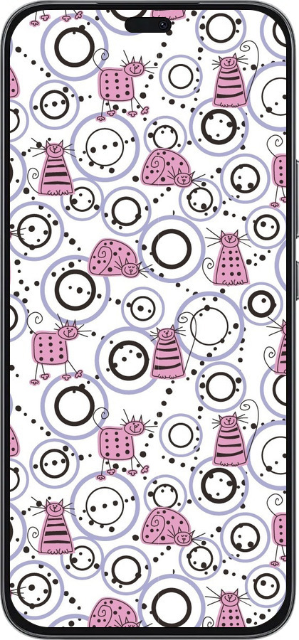 Силиконовый чехол Смешные коты для Huawei Honor 400 Lite 5G - 907u-3993 изображение 