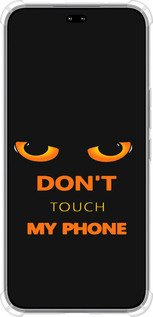 Силикон с усиленными углами чехол Don't touch the phone для Huawei Honor 400 PRO 5G - 4261sp-4036 изображение 