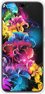 Силикон с усиленными углами чехол Абстрактные цветы для Huawei Honor 400 PRO 5G - 511sp-4036 изображение 