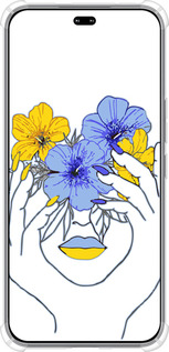 Силикон с усиленными углами чехол Девушка v4 для Huawei Honor 400 PRO 5G - 5276sp-4036 изображение 