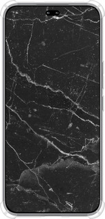 Силикон с усиленными углами чехол Черный мрамор v2 для Huawei Honor 400 PRO 5G - 5568sp-4036 изображение 