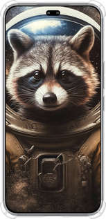 Силикон с усиленными углами чехол Raccoon austronaut для Huawei Honor 400 PRO 5G - 5581sp-4036 изображение 