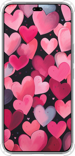 Силикон с усиленными углами чехол Сердечки 4 для Huawei Honor 400 PRO 5G - 5662sp-4036 изображение 