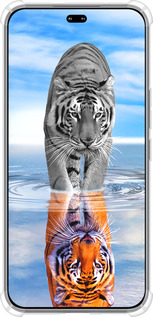 Силикон с усиленными углами чехол Тигр для Huawei Honor 400 PRO 5G - 6016sp-4036 изображение 