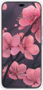 Силикон с усиленными углами чехол Пурпурная сакура для Huawei Honor 400 PRO 5G - 6075sp-4036 изображение 
