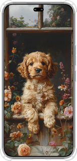 Силикон с усиленными углами чехол Щенок cocker spaniel для Huawei Honor 400 PRO 5G - 6136sp-4036 изображение 