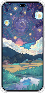 Силикон с усиленными углами чехол Креативный арт для Huawei Honor 400 PRO 5G - 6322sp-4036 изображение 