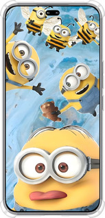 Силикон с усиленными углами чехол Миньоны для Huawei Honor 400 PRO 5G - 6386sp-4036 изображение 