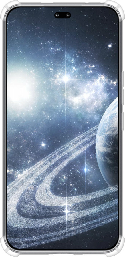 Силикон с усиленными углами чехол Кольца Сатурна для Huawei Honor 400 PRO 5G - 173sp-4036 изображение 
