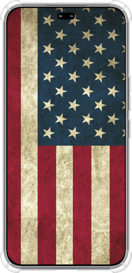 Силикон с усиленными углами чехол Флаг США для Huawei Honor 400 PRO 5G - 395sp-4036 изображение 