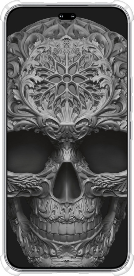 Силикон с усиленными углами чехол skull-ornament для Huawei Honor 400 PRO 5G - 4101sp-4036 изображение 