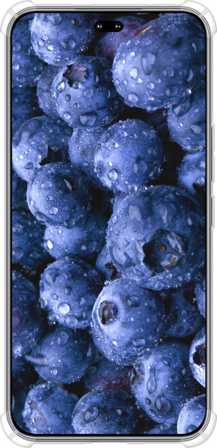 Силикон с усиленными углами чехол Голубика для Huawei Honor 400 PRO 5G - 4459sp-4036 изображение 