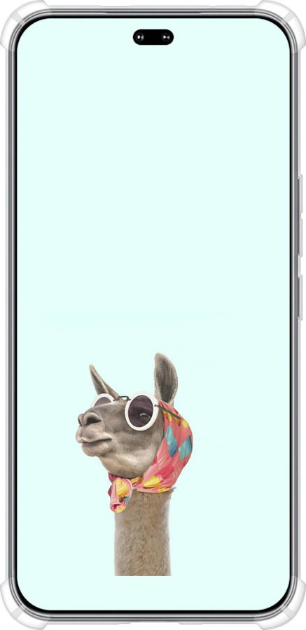 Силикон с усиленными углами чехол Модная лама для Huawei Honor 400 PRO 5G - 4479sp-4036 изображение 