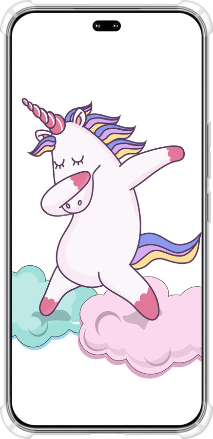 Силикон с усиленными углами чехол Единорог для Huawei Honor 400 PRO 5G - 4702sp-4036 изображение 