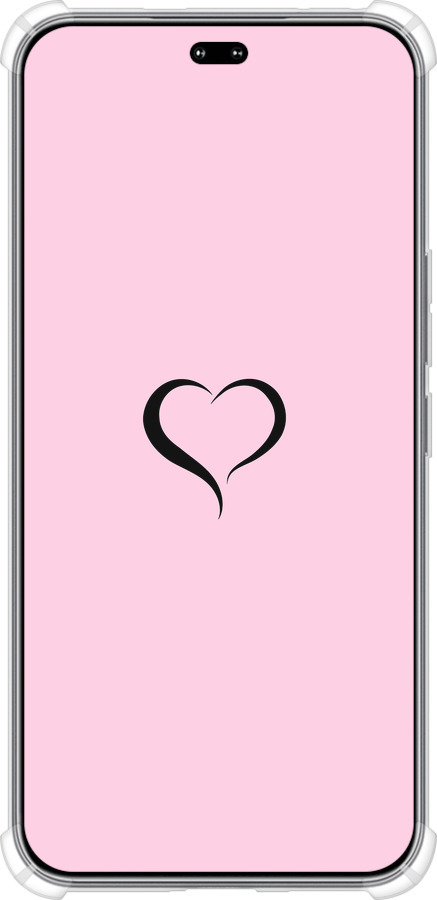 Силикон с усиленными углами чехол Сердце 1 для Huawei Honor 400 PRO 5G - 4730sp-4036 изображение 