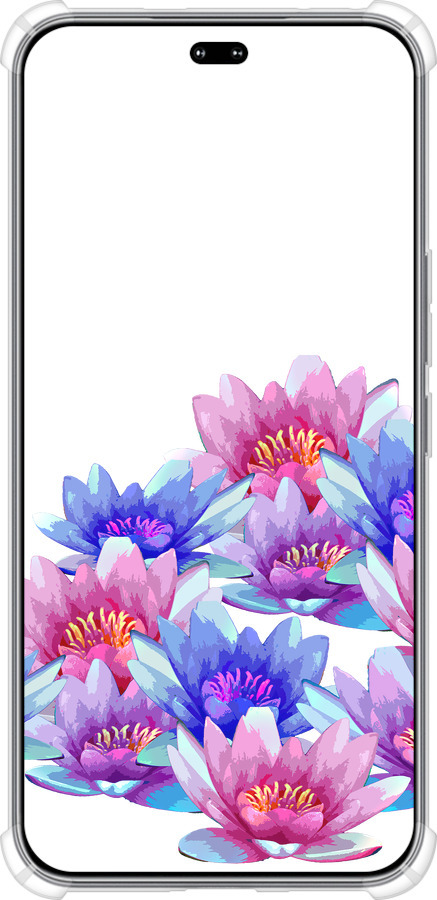 Силикон с усиленными углами чехол Лотос для Huawei Honor 400 PRO 5G - 4862sp-4036 изображение 