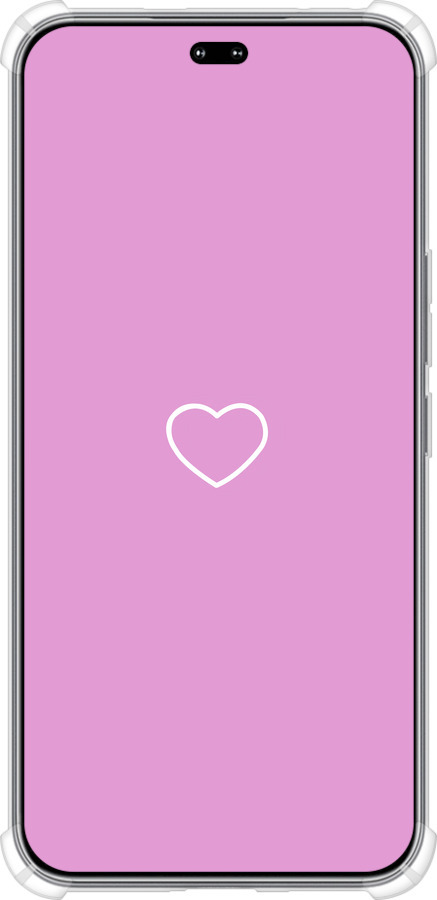 Силикон с усиленными углами чехол Сердце 2 для Huawei Honor 400 PRO 5G - 4863sp-4036 изображение 