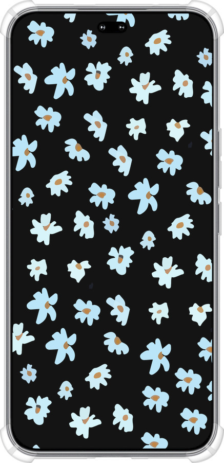 Силикон с усиленными углами чехол Цветочный для Huawei Honor 400 PRO 5G - 4900sp-4036 изображение 