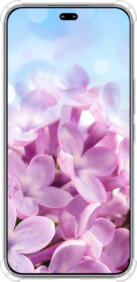 Силикон с усиленными углами чехол Сирень для Huawei Honor 400 PRO 5G - 527sp-4036 изображение 